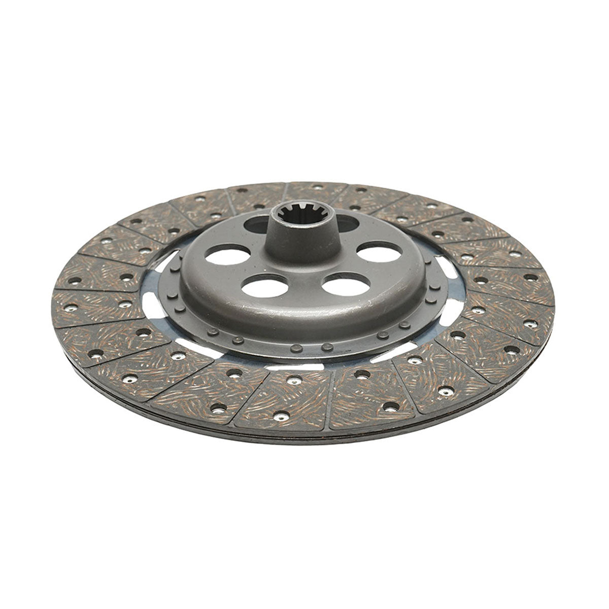 Clutch disc with an outer diameter of 300mm, inner diameter 1-23mm, inner diameter 2-29mm, 10 grooves for Massey Ferguson OEM 1680871M91 Breckner Germany